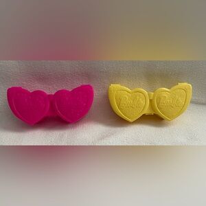 Mattel Barbie Heart Compact Set - Yellow & Pink Accents